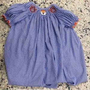 Girls Auburn Smocked Dress